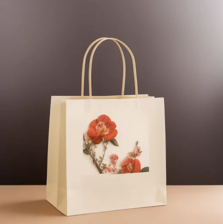 Cheap Price Custom Printed Fashion Recyclable Food Brown Kraft Paper Bag