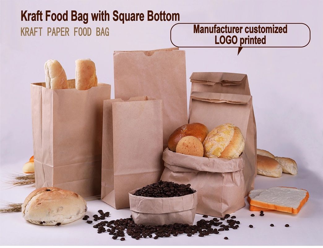Biodegradable 30gsm Fast Food Paper Bags